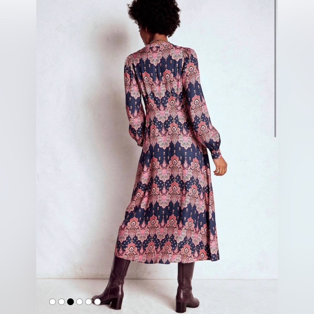 Boden Cassie Smocked Tea Dress - Picture 5 of 7